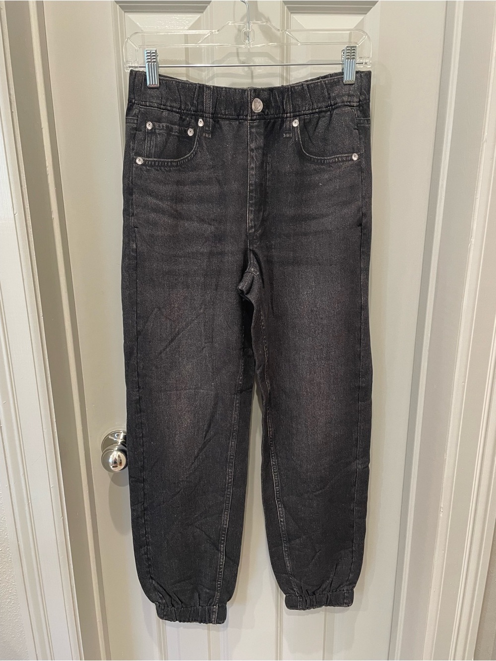 rag & bone Relaxed Washed Black Jogger Jeans